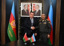 Azerbaijan, Belarus discuss military cooperation (PHOTO)
