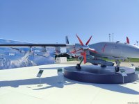 Ударный БПЛА Bayraktar Akıncı представлен на выставке ADEX в Баку (ФОТО)