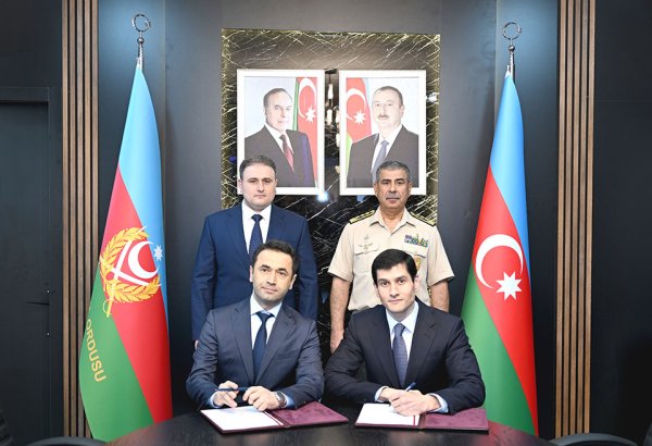 Azerbaijan's MoD, "Azersilah" Defense Industry Holding CJSC ink memorandum of understanding