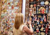 Ковры Эльдара Гаджиева - иллюстрации к произведениям Низами, библейские мотивы, карабахские орнаменты (ФОТО)