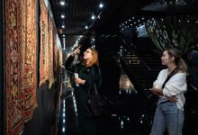Жемчужины искусства Азербайджана в Казахстане – ковры, картины,  гурама, кялагаи, мода (ФОТО)