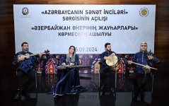 Жемчужины искусства Азербайджана в Казахстане – ковры, картины,  гурама, кялагаи, мода (ФОТО)