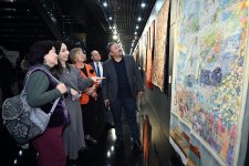 Жемчужины искусства Азербайджана в Казахстане – ковры, картины,  гурама, кялагаи, мода (ФОТО)