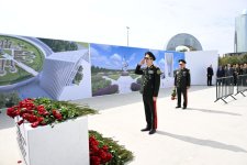 Представители государства и правительства, депутаты посетили в Баку строящийся Парк Победы (ФОТО)