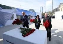 Представители государства и правительства, депутаты посетили в Баку строящийся Парк Победы (ФОТО)