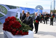 Представители государства и правительства, депутаты посетили в Баку строящийся Парк Победы (ФОТО)