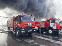 Потушен пожар в цехе по производству красок в Баку (ВИДЕО/ФОТО)