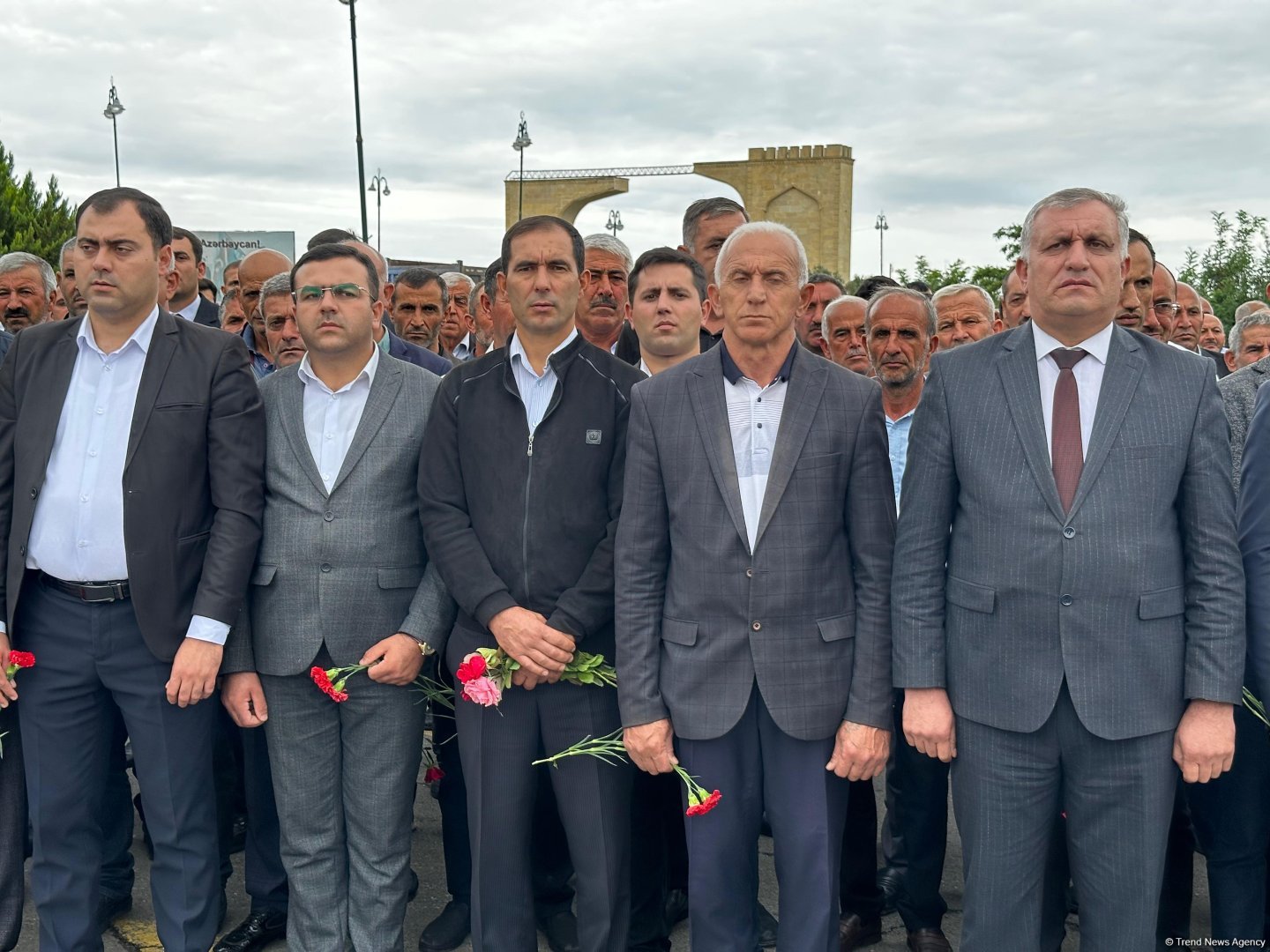 Жители Агдама чтят память шехидов 44-дневной Отечественной войны (ФОТО)