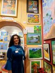 Картина юного азербайджанца "Харыбюльбюль" выставлена ​​в норвежском музее (ФОТО)