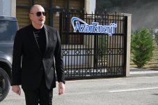 Президент Ильхам Алиев принял участие в открытии гидроэлектростанции "Сарыгышлаг" в Зангиланском районе (ФОТО/ВИДЕО)
