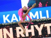 В Баку продолжается III Международный "Кубок Оджаг" по художественной гимнастике (ФОТО)