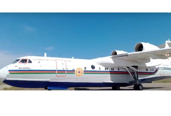 Azerbaijani amphibious aircraft continues to battle wildfires in Türkiye (PHOTO/VIDEO)