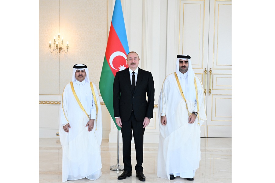 President Ilham Aliyev receives credentials of Qatari ambassador (PHOTO/VIDEO)