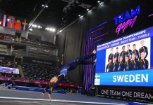 Azerbaijan's Baku debuts hosting of European TeamGym Championship (PHOTO)
