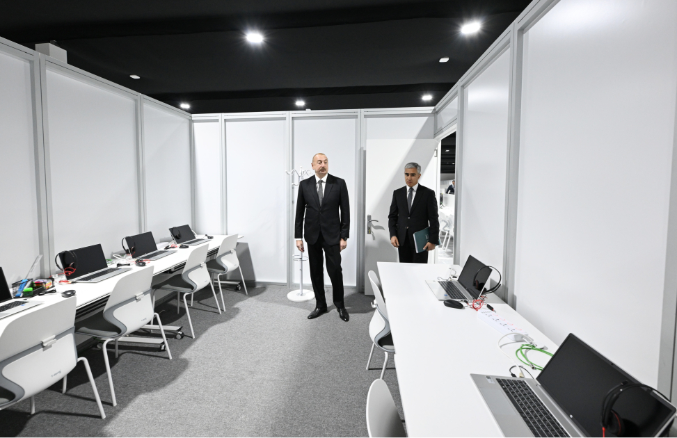 President Ilham Aliyev reviews ongoing preparations for COP29 at Olympic Stadium (PHOTO/VIDEO)