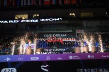Danes claim their first European Championship gold medal in Azerbaijan's Baku