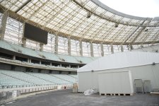 Azerbaijan's Baku Olympic Stadium hosts media tour, gearing up for COP29 (PHOTO)