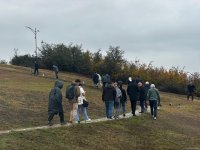 Завершился визит в Ханкенди группы азербайджанцев из Грузии (ФОТО)