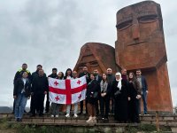 Завершился визит в Ханкенди группы азербайджанцев из Грузии (ФОТО)
