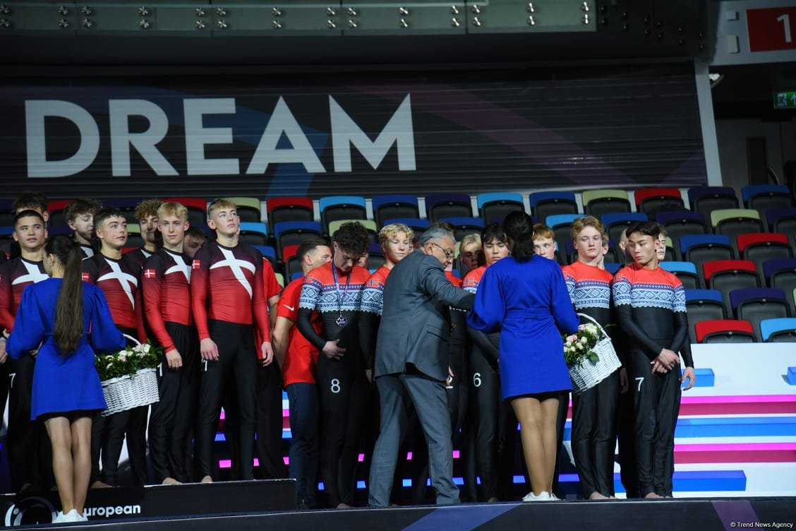 Danes claim their first European Championship gold medal in Azerbaijan's Baku