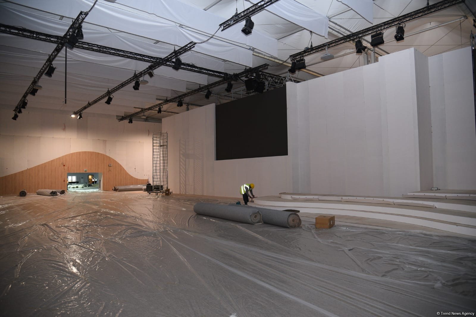 Azerbaijan's Baku Olympic Stadium hosts media tour, gearing up for COP29 (PHOTO)