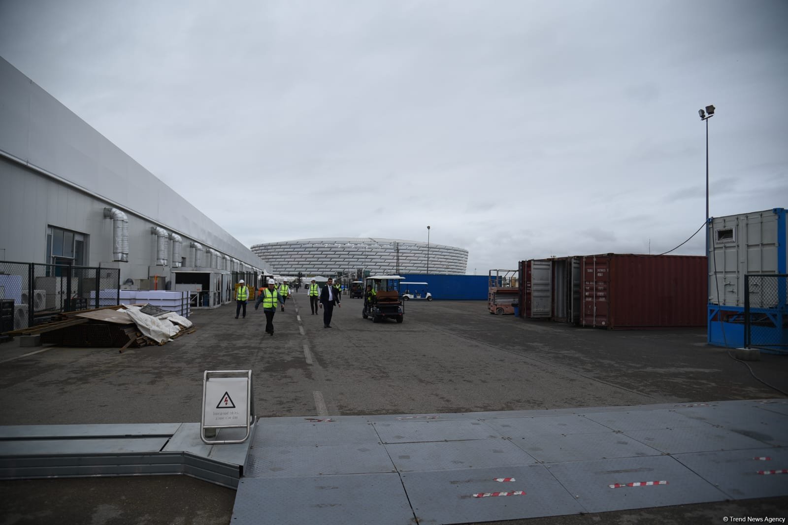 Azerbaijan's Baku Olympic Stadium hosts media tour, gearing up for COP29 (PHOTO)