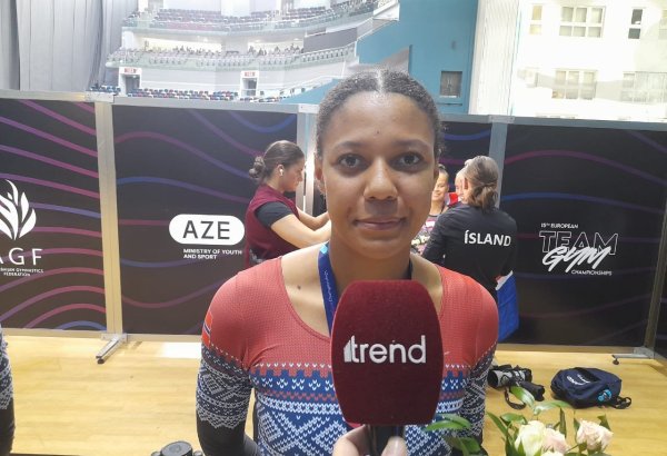Gymnastics Arena in Azerbaijan's Baku stands magnificent - Norwegian athlete