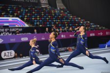 В Баку стартовали финальные соревнования чемпионата Европы по TeamGym (ФОТО)
