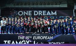 Завершились соревнования смешанных команд на чемпионате Европы по "TeamGym" в Баку
