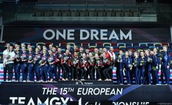 Завершились соревнования смешанных команд на чемпионате Европы по "TeamGym" в Баку