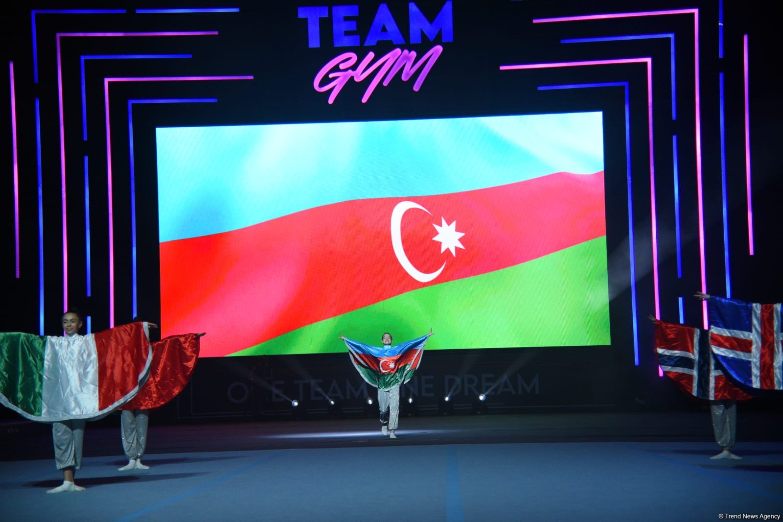 В Баку прошла церемония закрытия чемпионата Европы по "TeamGym" (ФОТО)