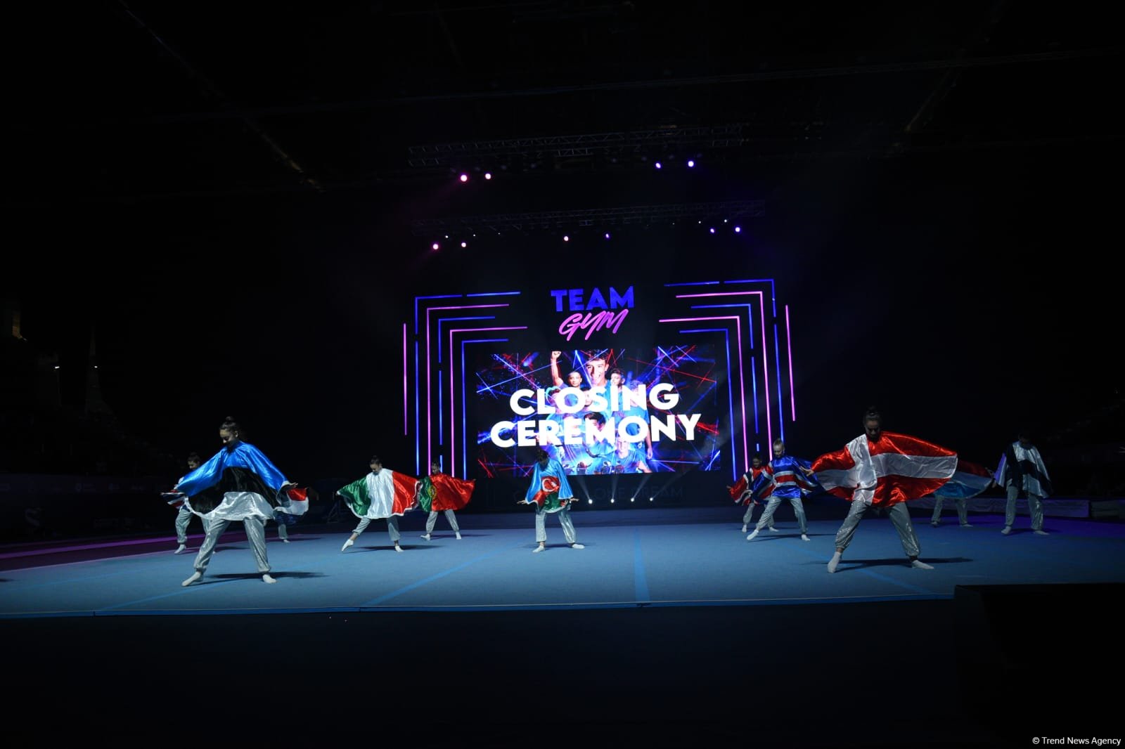 В Баку прошла церемония закрытия чемпионата Европы по "TeamGym" (ФОТО)