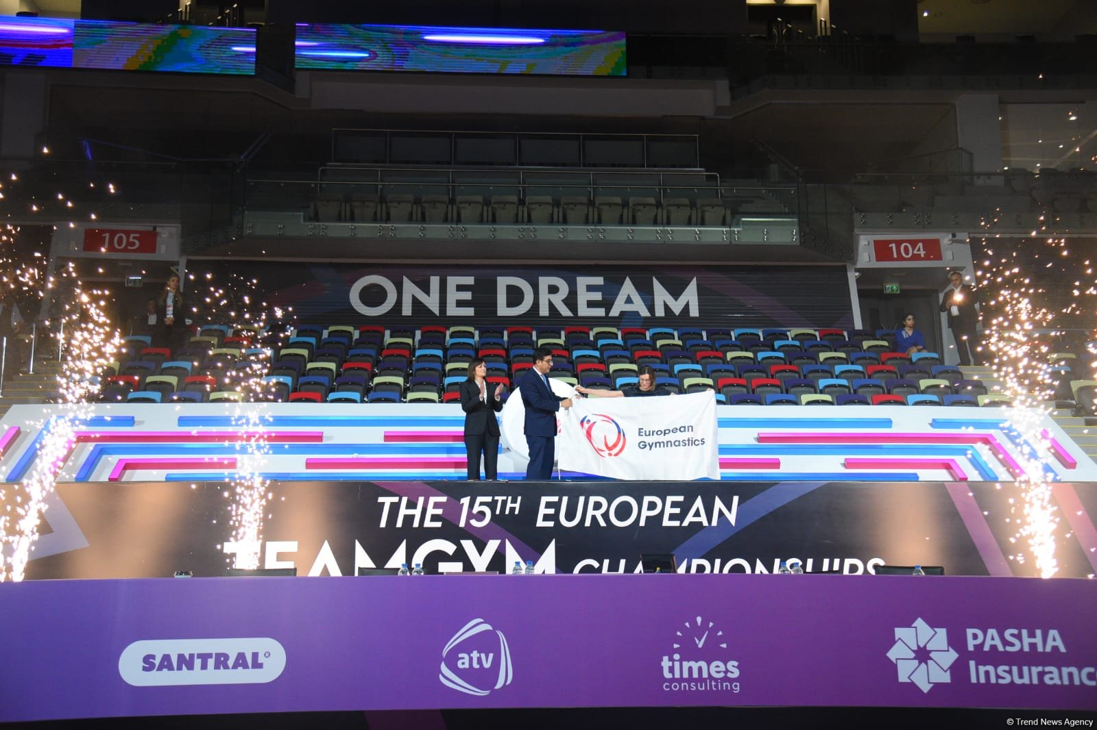 В Баку прошла церемония закрытия чемпионата Европы по "TeamGym" (ФОТО)