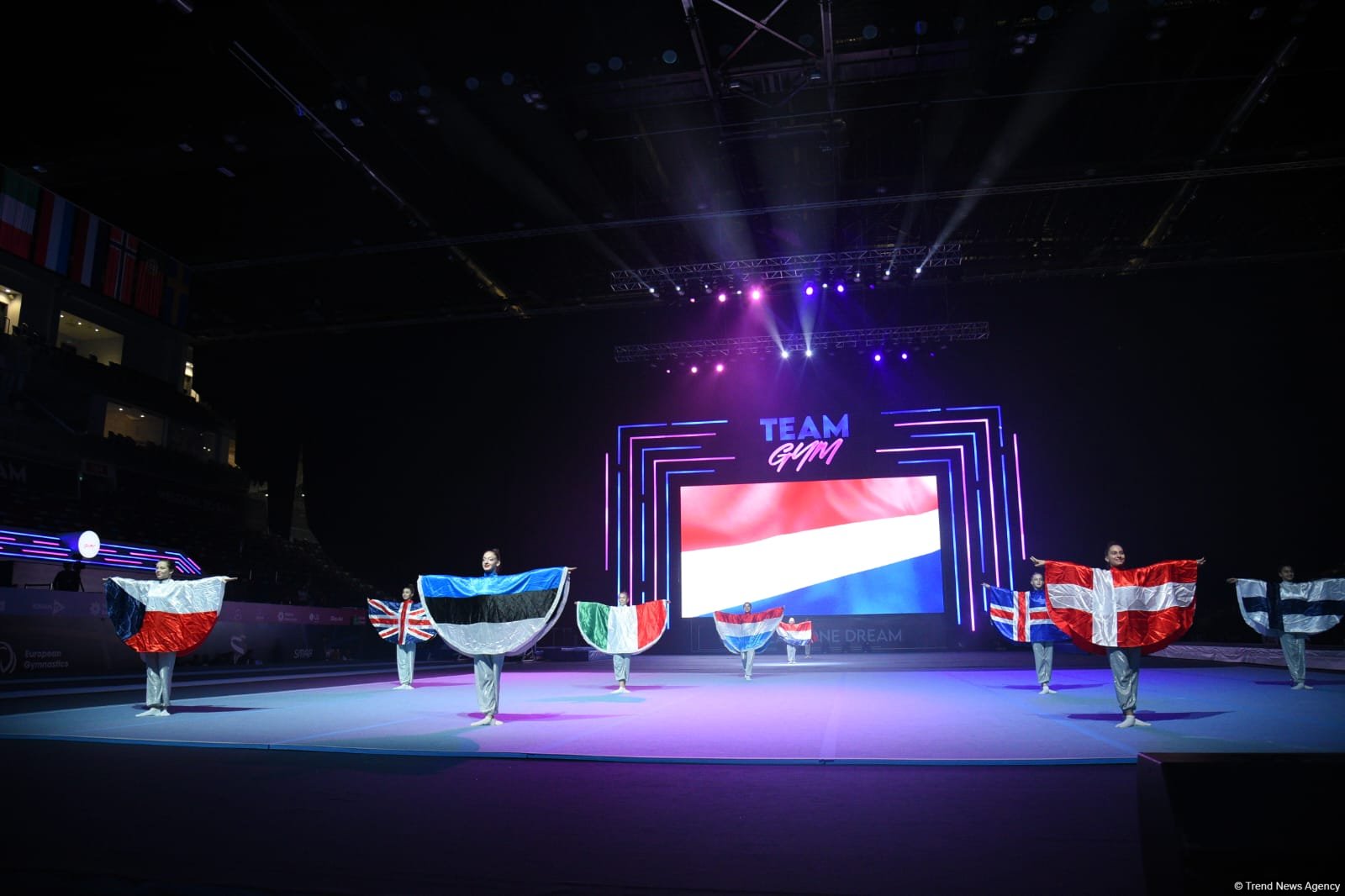 В Баку прошла церемония закрытия чемпионата Европы по "TeamGym" (ФОТО)