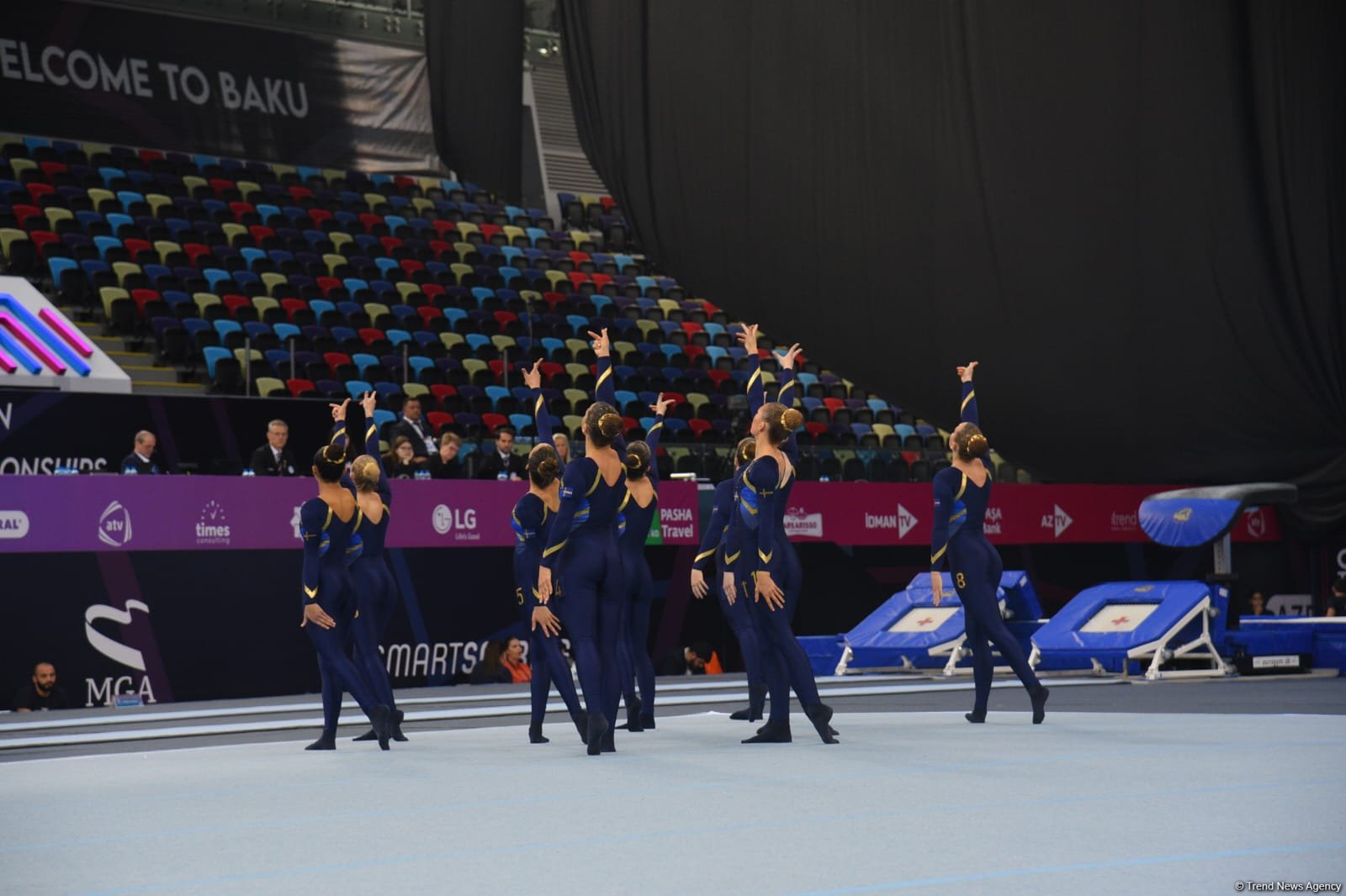 В Баку стартовали финальные соревнования чемпионата Европы по TeamGym (ФОТО)