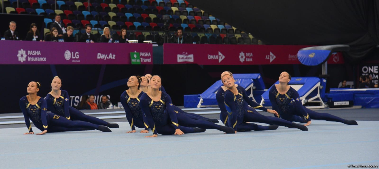 В Баку стартовали финальные соревнования чемпионата Европы по TeamGym (ФОТО)