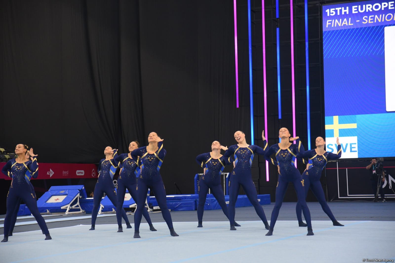 В Баку стартовали финальные соревнования чемпионата Европы по TeamGym (ФОТО)