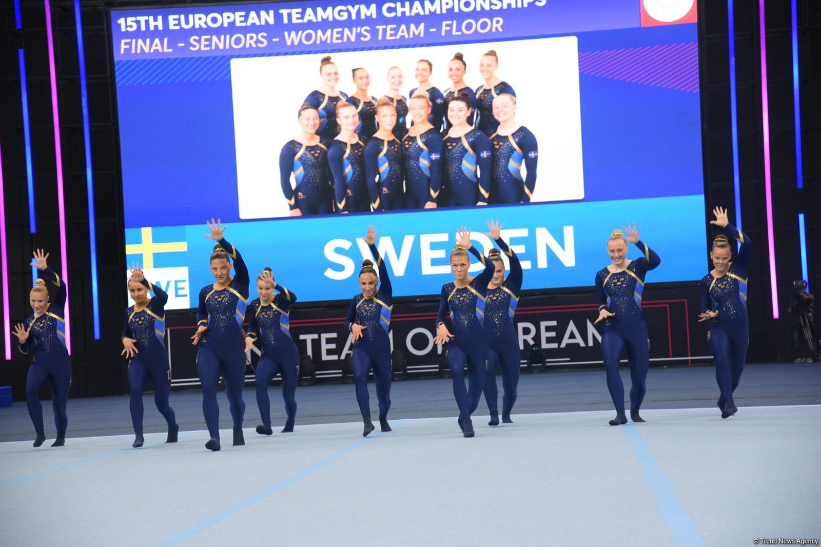 В Баку стартовали финальные соревнования чемпионата Европы по TeamGym (ФОТО)