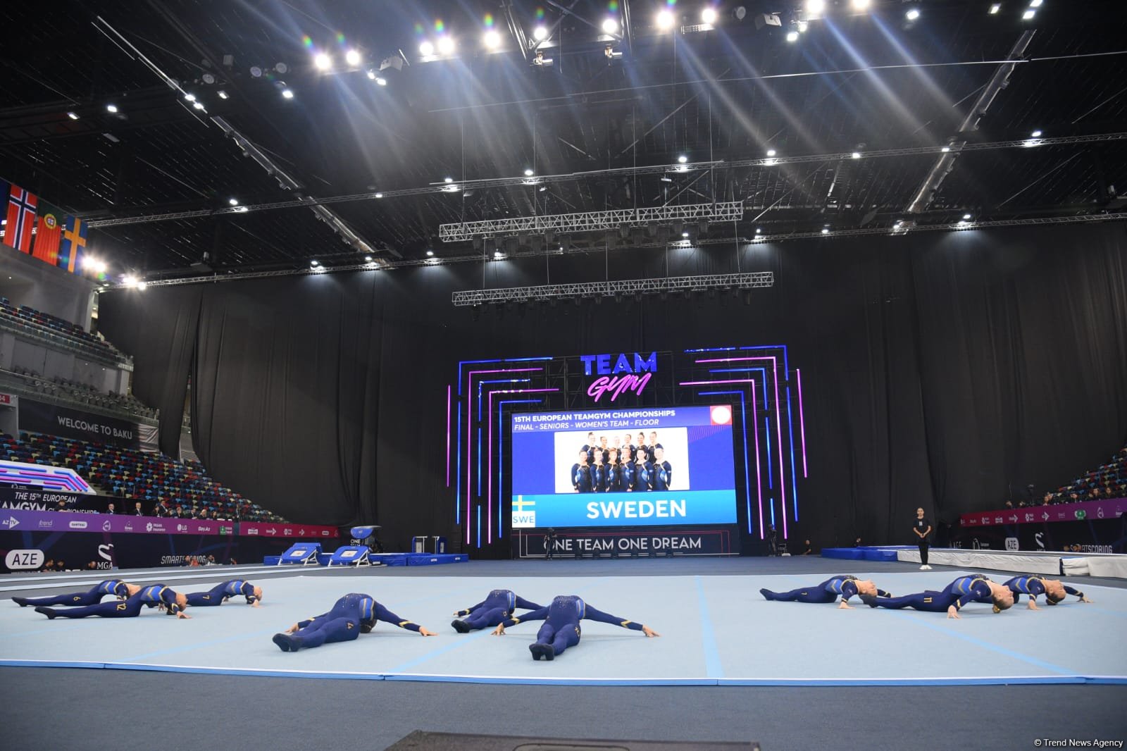 В Баку стартовали финальные соревнования чемпионата Европы по TeamGym (ФОТО)