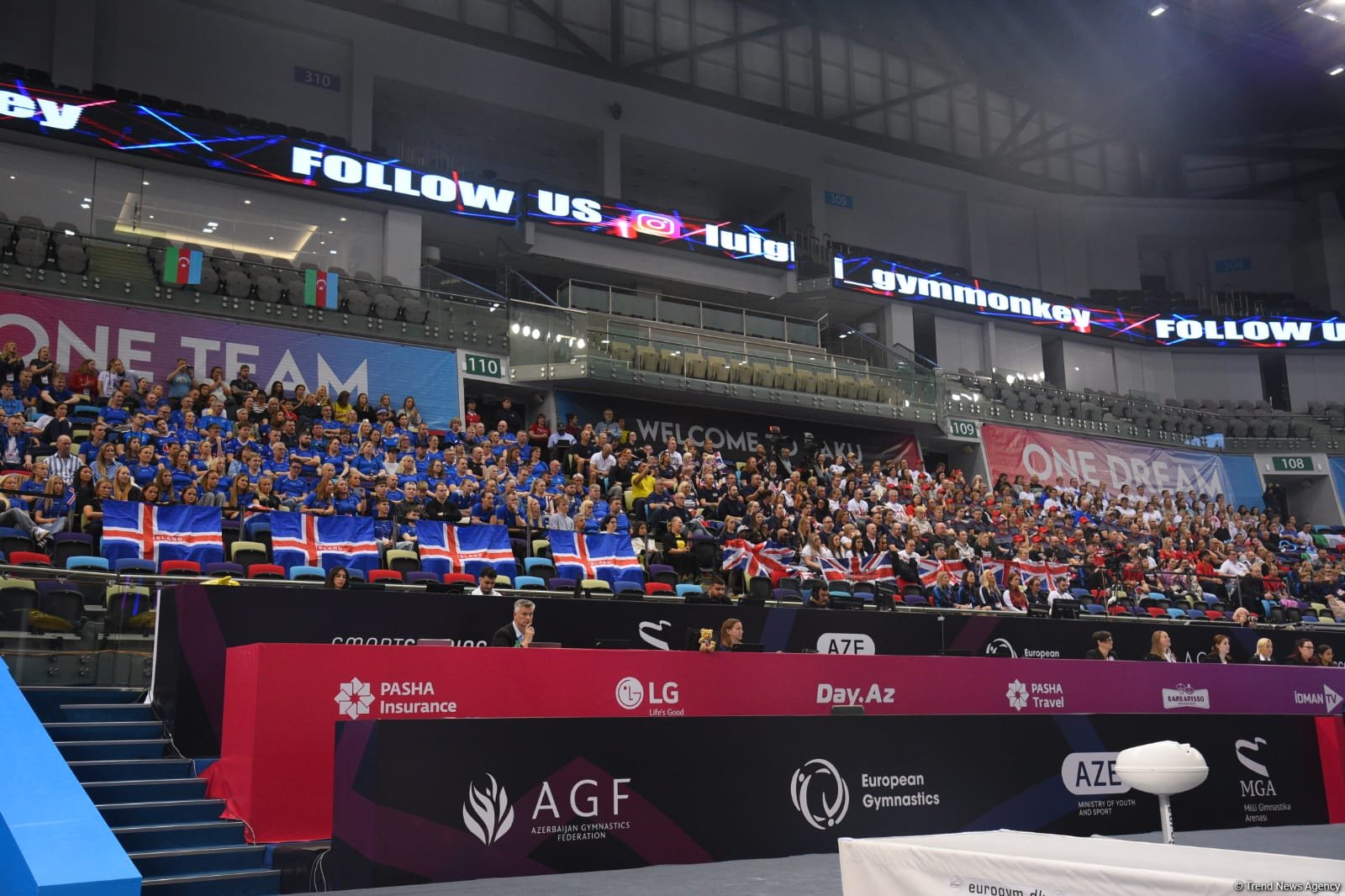 В Баку стартовали финальные соревнования чемпионата Европы по TeamGym (ФОТО)