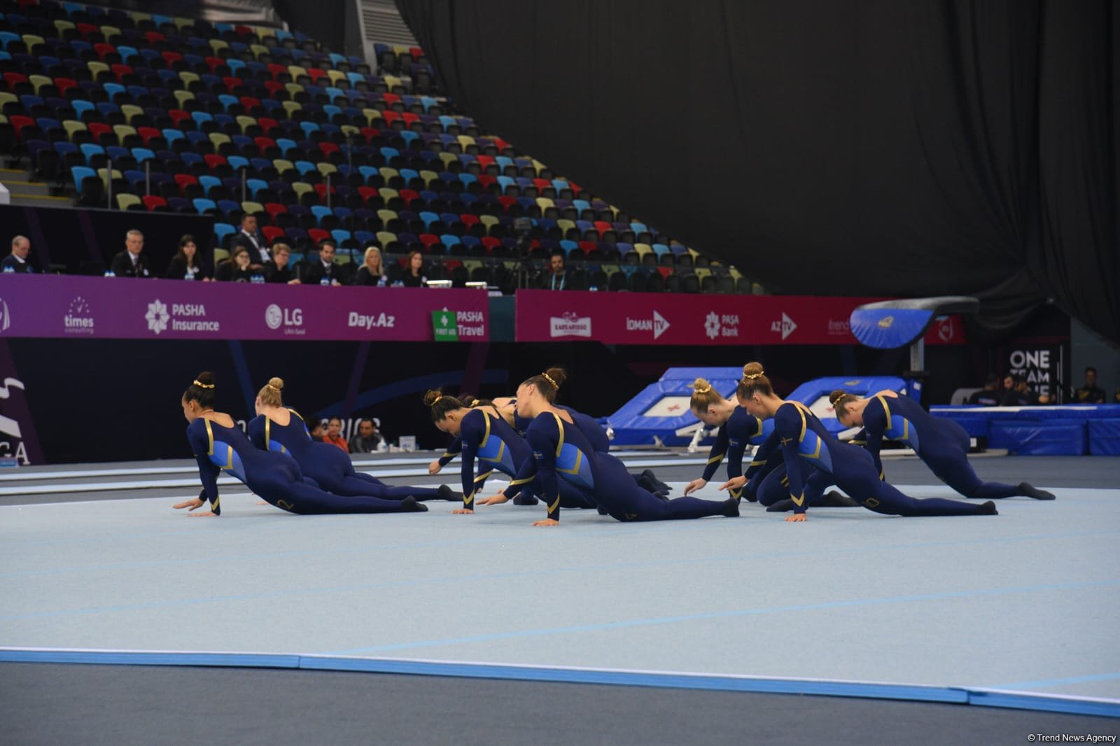 В Баку стартовали финальные соревнования чемпионата Европы по TeamGym (ФОТО)
