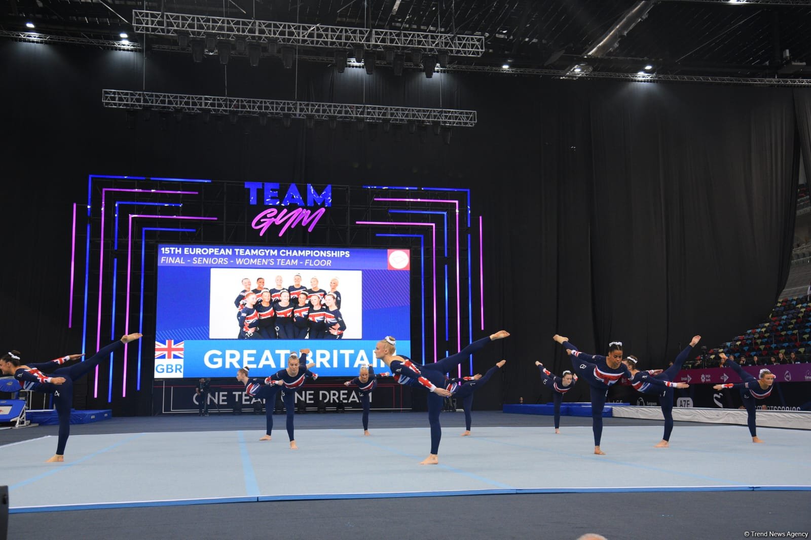 В Баку стартовали финальные соревнования чемпионата Европы по TeamGym (ФОТО)