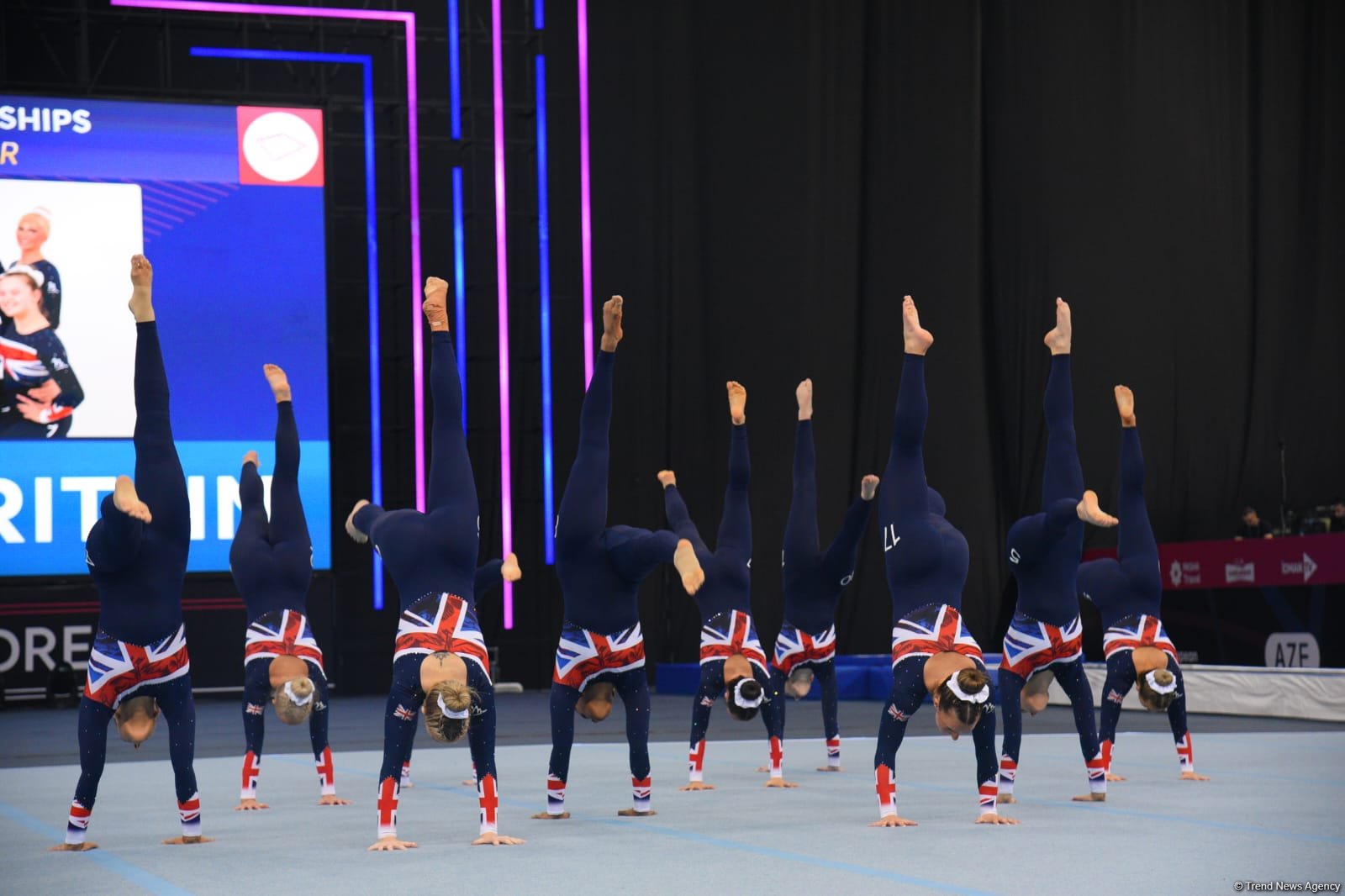 В Баку стартовали финальные соревнования чемпионата Европы по TeamGym (ФОТО)