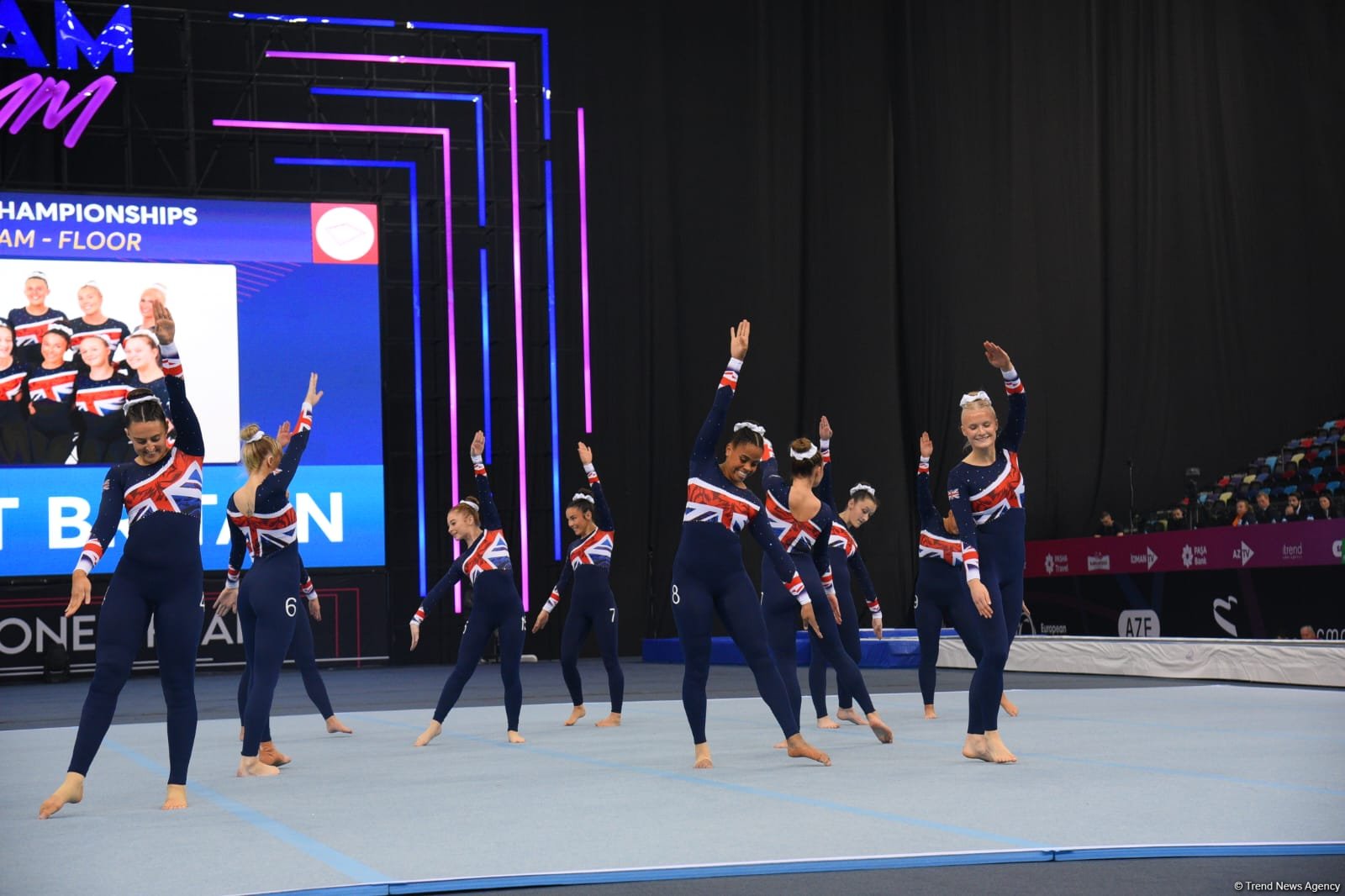 В Баку стартовали финальные соревнования чемпионата Европы по TeamGym (ФОТО)