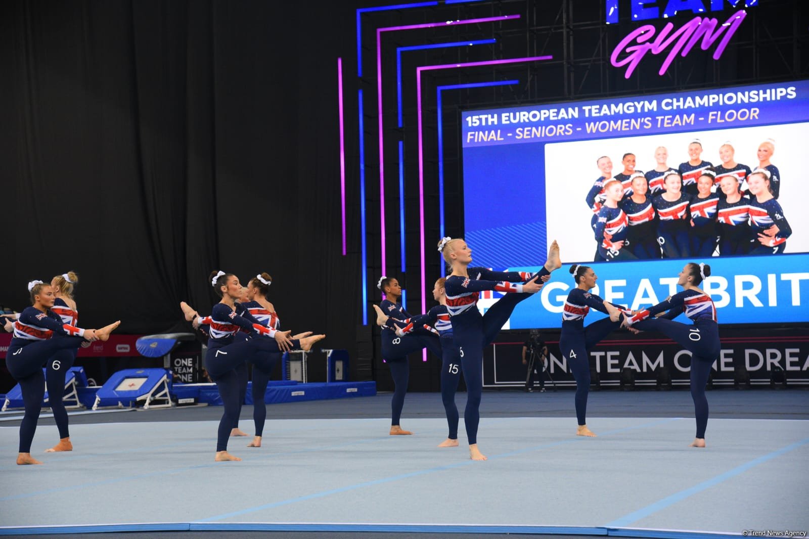 В Баку стартовали финальные соревнования чемпионата Европы по TeamGym (ФОТО)