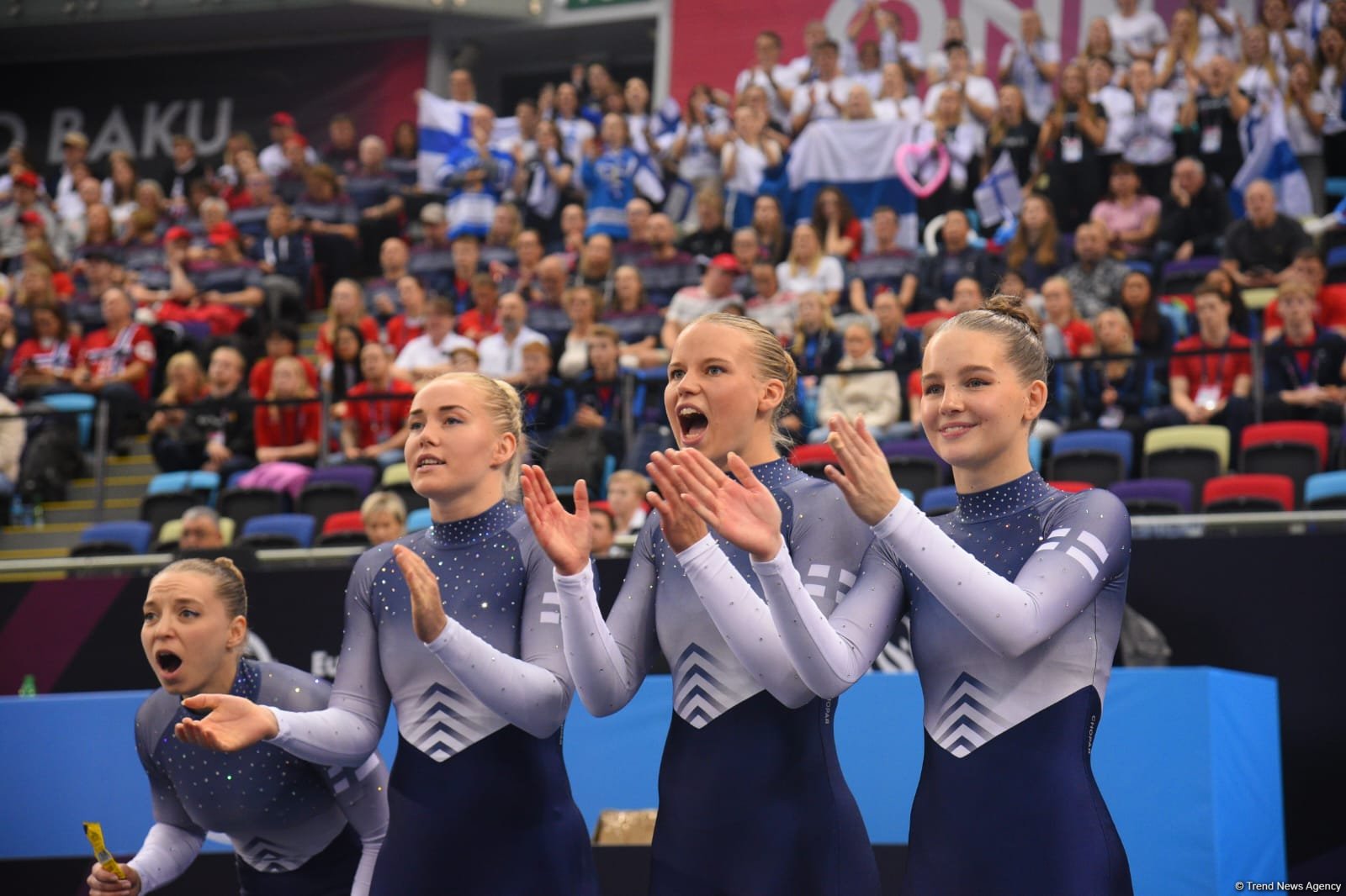 В Баку стартовали финальные соревнования чемпионата Европы по TeamGym (ФОТО)