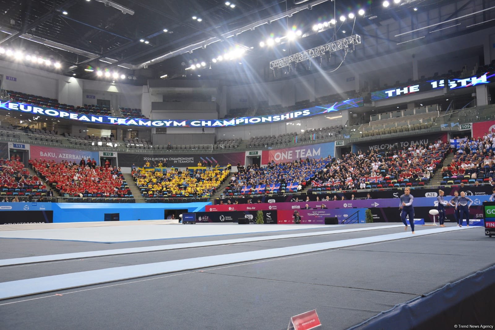 В Баку стартовали финальные соревнования чемпионата Европы по TeamGym (ФОТО)