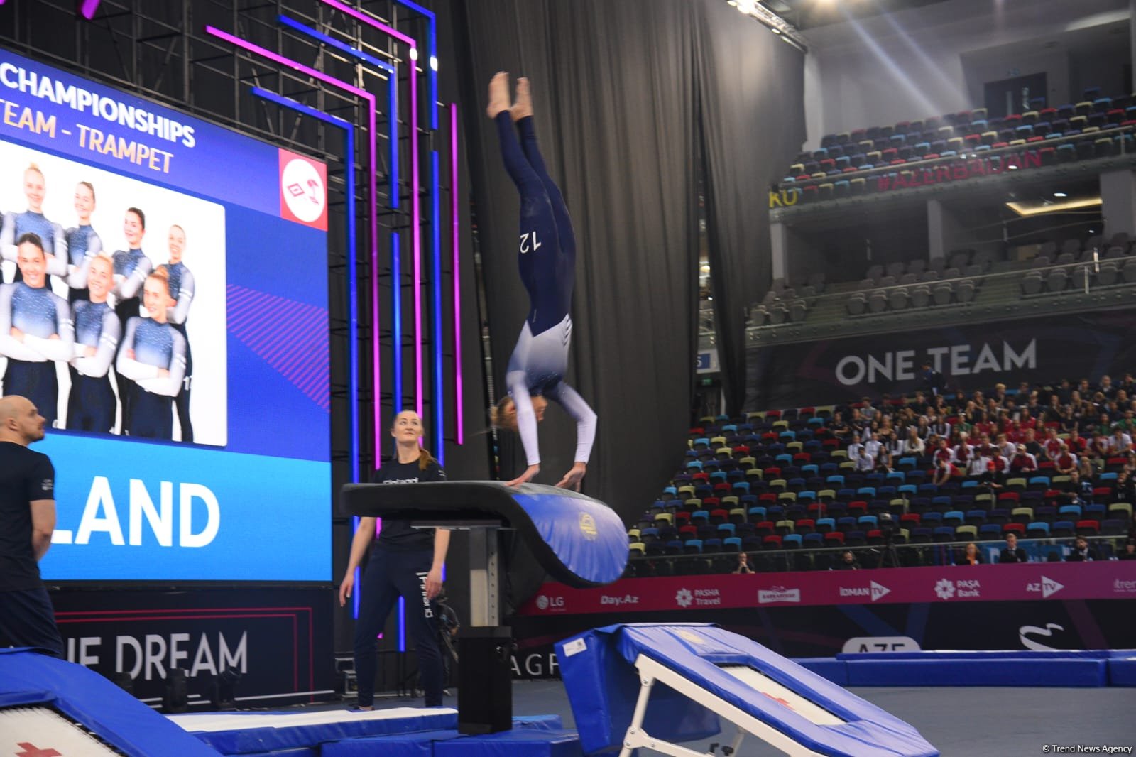 В Баку стартовали финальные соревнования чемпионата Европы по TeamGym (ФОТО)