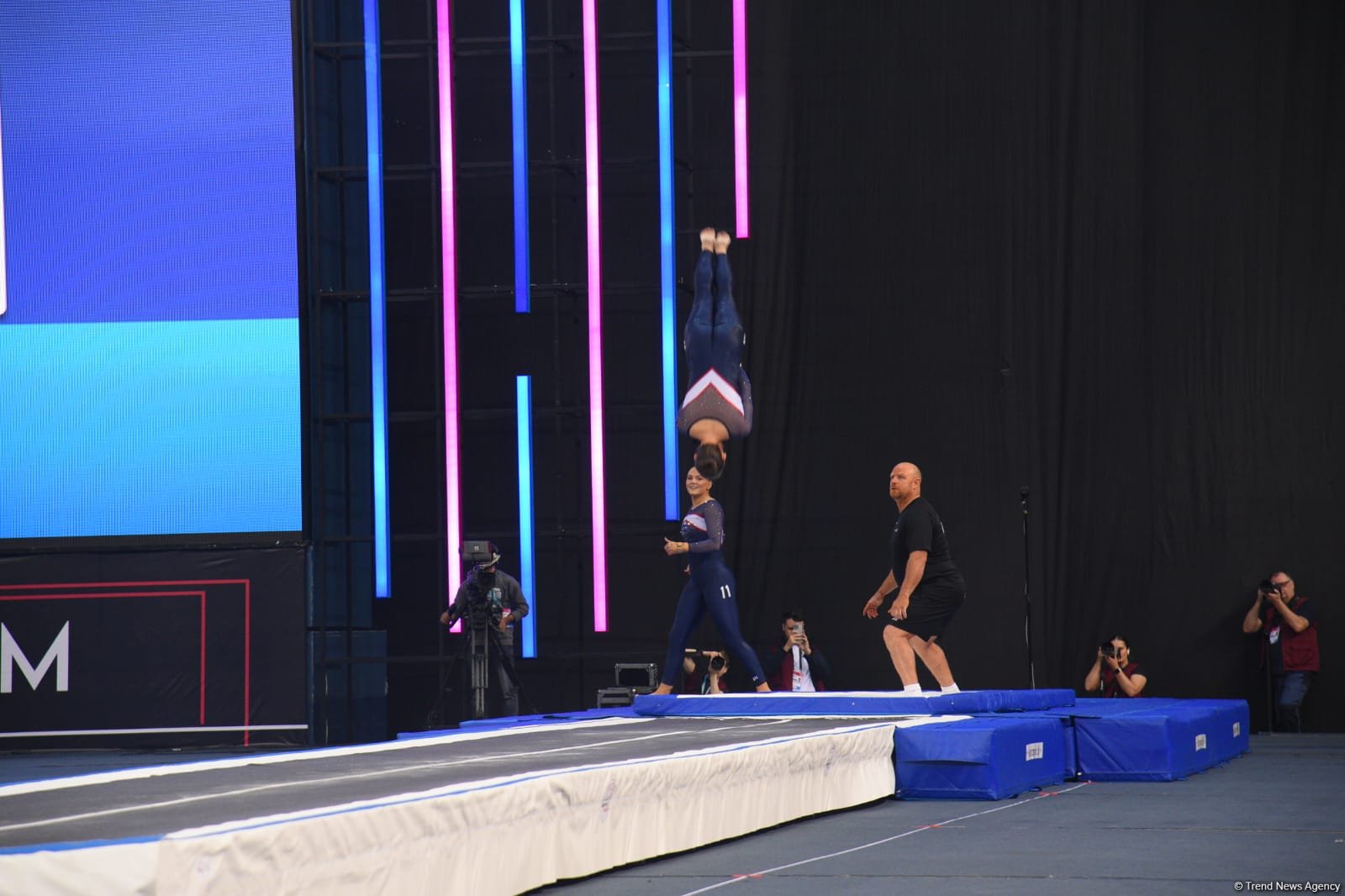 В Баку стартовали финальные соревнования чемпионата Европы по TeamGym (ФОТО)