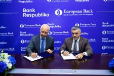 Bank Respublika and EBRD sign large loan agreement to support green economy in Azerbaijan (PHOTO)